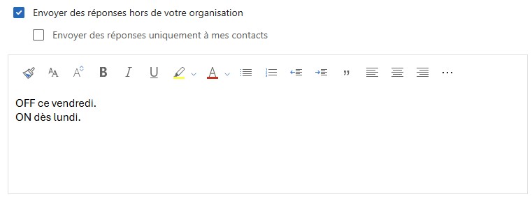 Message d’absence 3