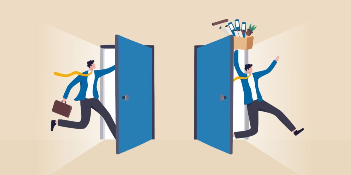 Le nombre élevé de fins de contrat se compense par une importante progression des embauches.