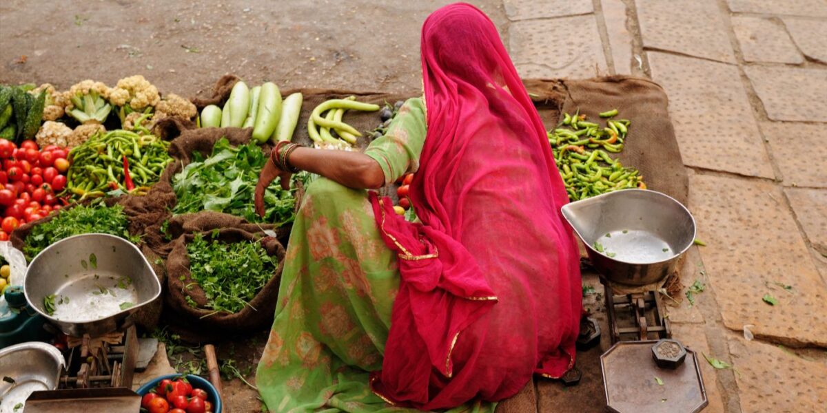 En Inde, le taux d'activité des femmes est de 24%.