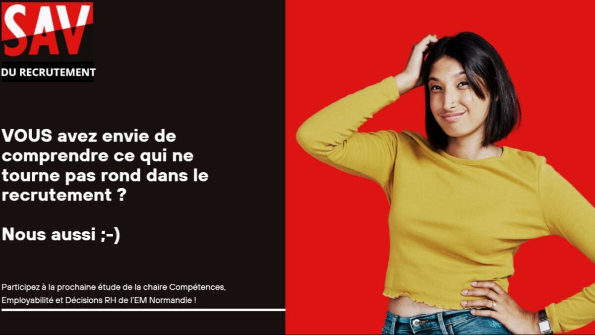 Une étude pour mieux comprendre les attentes des recruteurs et des candidats.