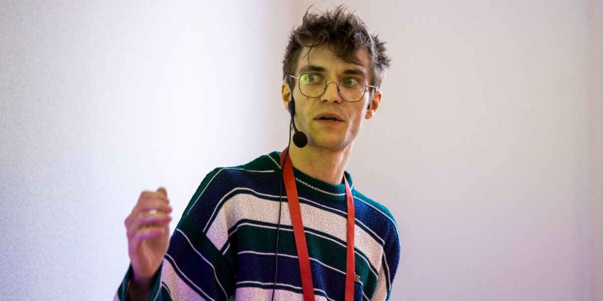 Donatien Mahieu au Sourcing Summit 2024, à Amsterdam.