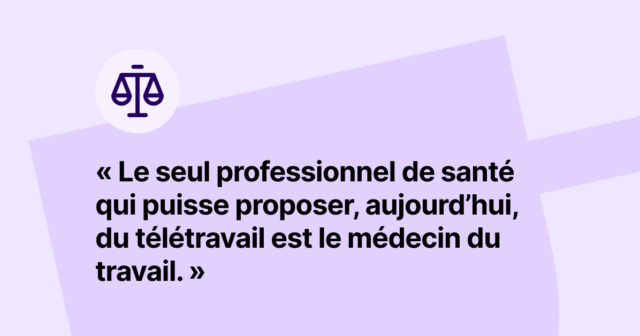 Télétravail pour raisons de santé : que dit la loi ?