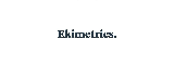 Ekimetriks recrutement