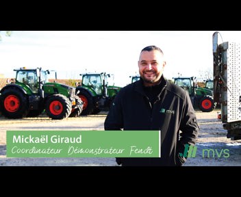 Interview métier - Mickaël Giraud Coordinateur Démonstrateur Fendt