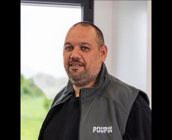Julien, Responsable chantiers neufs et qualité chez Poupin
