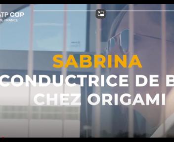 Sabrina, conductrice de bus chez Origami