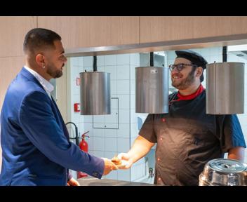 Alexis, Directeur de site / Emmanuel, chef de cuisine chez SERENEST