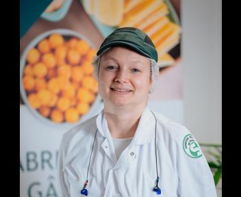 Virginie, Cheffe d'équipe chez Europe Snacks