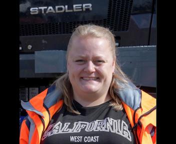 Izaline, Conductrice de train chez CFL CARGO