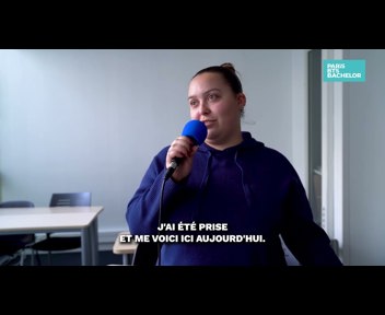Découvrez le témoignage de Léa, en BTS NDRC, dans le cadre des Belles Histoires.