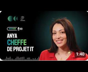 On vous présente Anya notre Cheffe de projet IT chez ITS Services ??