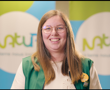 Justine, responsable du rayon animalerie chez Gamm vert