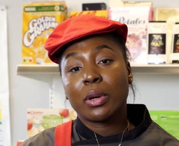Alexandra, alternante en CAP boucherie chez EMAC