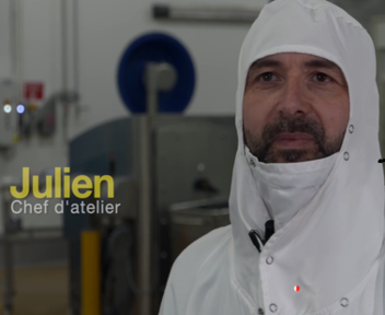 Julien, chef d'atelier