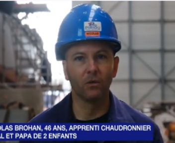 Nicolas, Apprenti CQPM en chaudronnerie