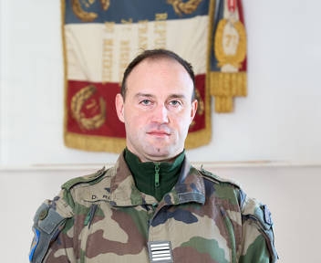 Colonel David, chef de corps du 7e RMAT