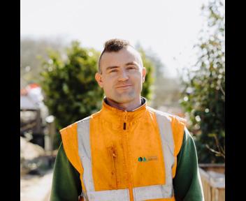 Sébastien, Chef d'équipe chez Paysages Adeline