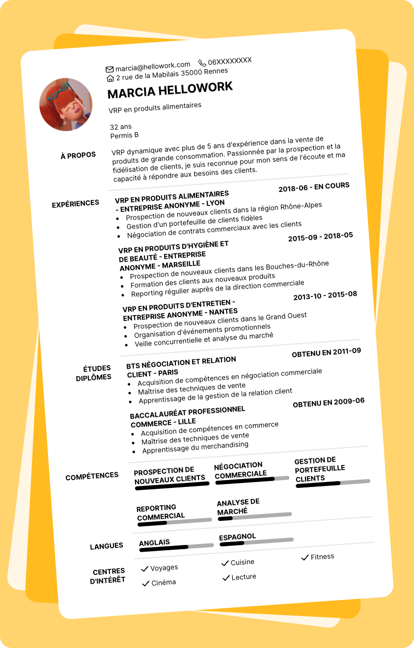 Modèle CV VRP Exemple CV VRP
