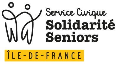 Logo Service Civique Solidarité Seniors Ile-de-France