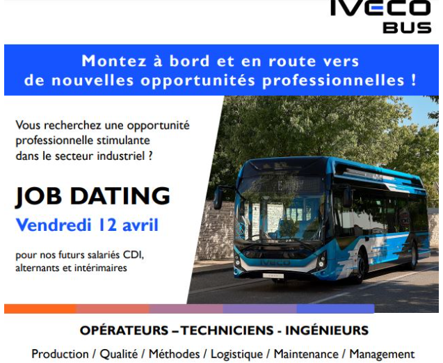 Job dating Iveco Bus annonay - recrutement