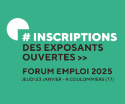 Forum emploi 2025 – Ouverture des inscriptions des exposants