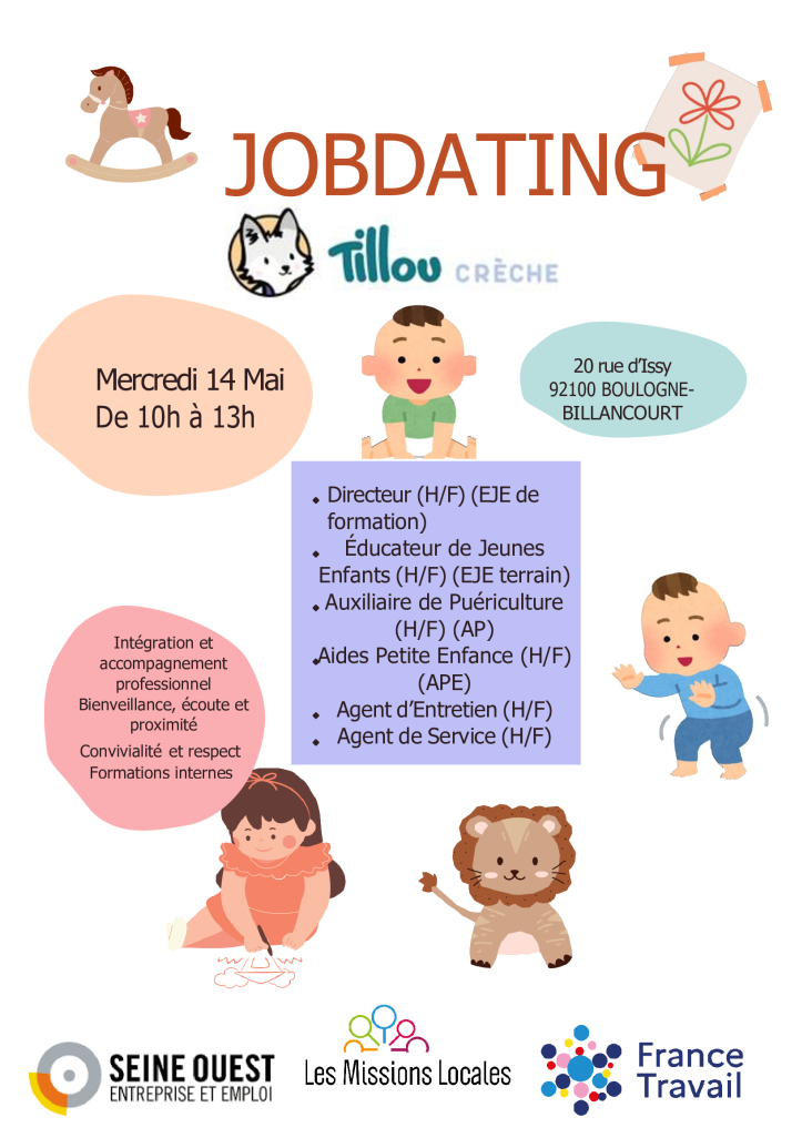JOBDATING TILLOU CRECHE