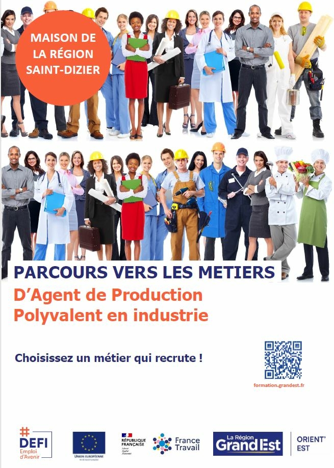 Parcours vers les métiers d'Agent de Production Polyvalent en industrie