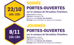 Journée Portes Ouvertes – École Hexagone, Campus de Versailles-Chantiers