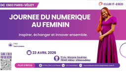 Journée du Numérique au Féminin : une initiative étudiante à découvrir le 23/04 à Vélizy