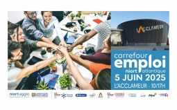 Carrefour pour l’emploi à Niort le 5 juin : réservez votre stand pour la 9e édition