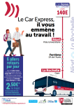 Le Car Express, il vous emmène au travail !