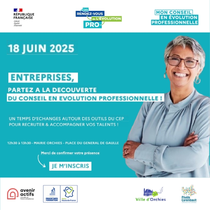 affiche Les RDV Pros - invitation entreprise