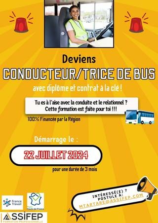 photo représentant un conducteur de bus 