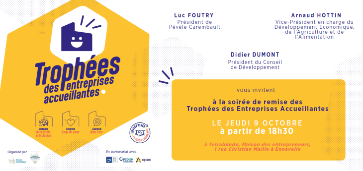 affiche soirée de remise des trophées