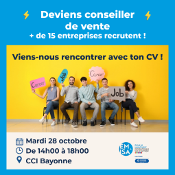 Deviens conseiller de vente en alternance ! + de 15 entreprises recrutent 