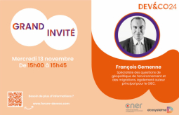 François Gemenne sera le grand invité du forum DEV&CO24