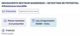 Découverte secteur numérique + détection de potentiel