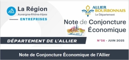 Dernière note de conjoncture éco établie par Auvergne-Rhône-Alpes Entreprises | Allier 