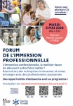 FORUM DE L IMMERSION PROFESSIONNELLE