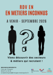 Rendez-vous en métiers inconnus le 25 septembre