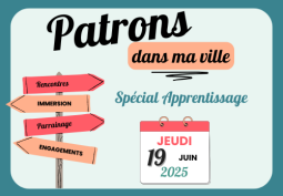 Patrons dans ma ville spécial Apprentissage le 19 Juin 2025
