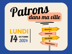 Patrons dans ma ville le 14 octobre 2024