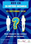 Rendez-vous en métiers inconnus le 25 septembre
