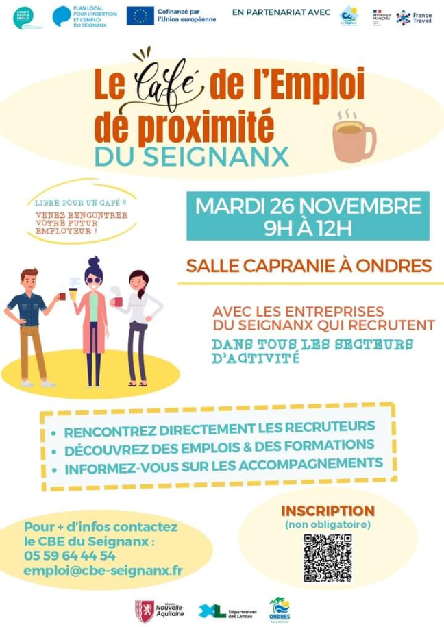 Café de l'Emploi de proximité du Seignanx 