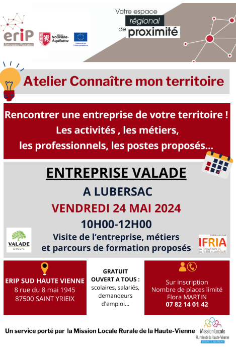 Visite de l’entreprise VALADE à Lubersac