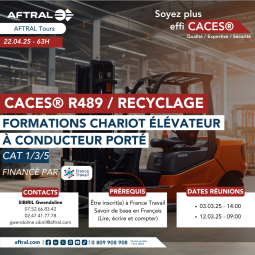 TOURS : Formation CACES R489 Recyclage