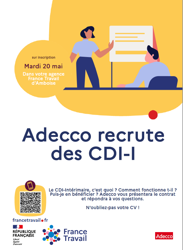 Amboise : Adecco recrute des CDI-I
