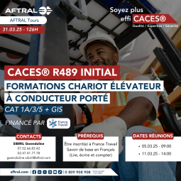 TOURS : Formation CACES R489 initial