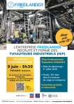 L’ENTREPRISE FRIEDLANDER RECRUTE ET FORME DES TUYAUTEURS INDUSTRIELS (H/F)
