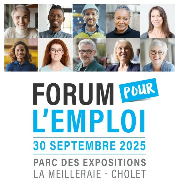 Forum Emploi - mardi 30 septembre - Espace de La Meilleraie - Cholet